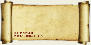 Kristina Dinić vizit kartica